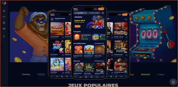 Toegang tot het casino via de officiële mobiele app